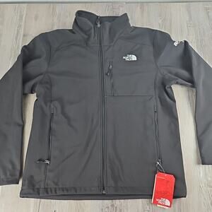 NWT The North Face Mens Large Apex Barrier Jacket TNF Black With Amazon Logo